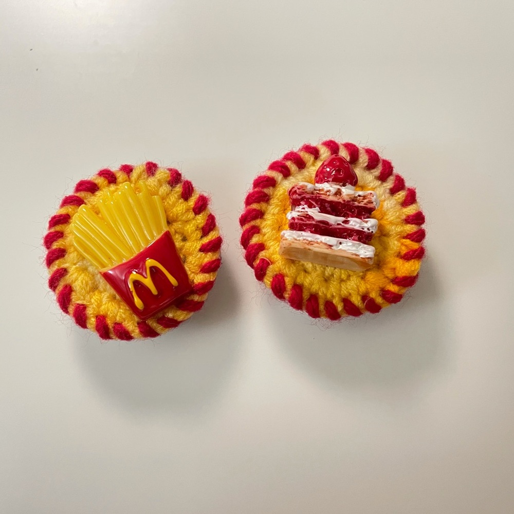 Handmade phone grips set of 2